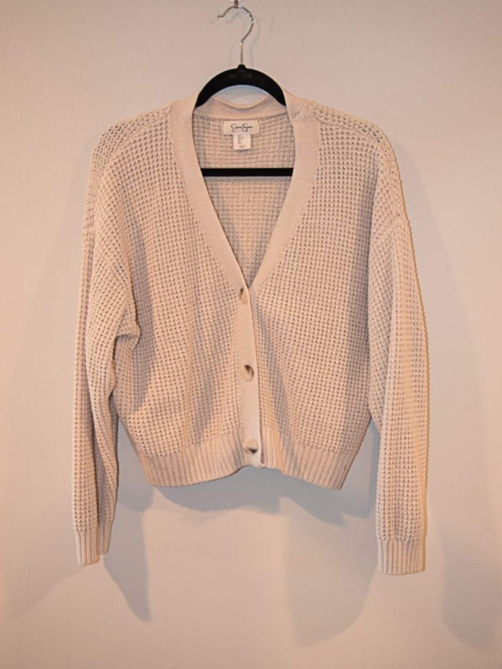 Jessica Simpson V Neck Button up Cardigan Size Large